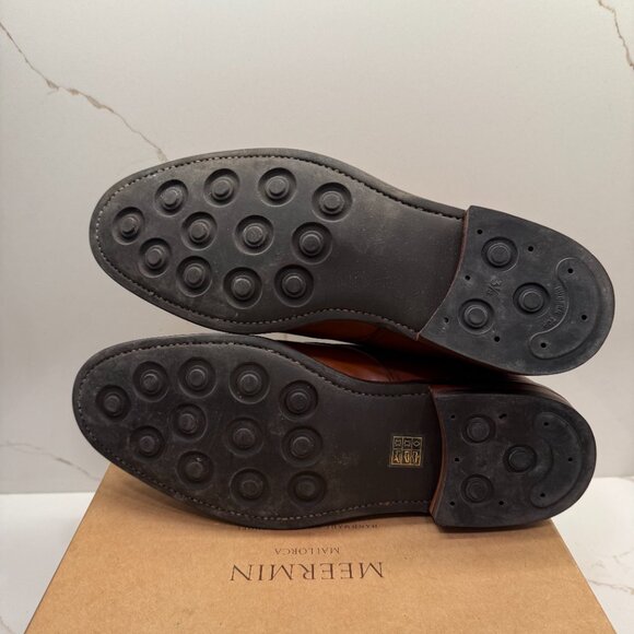 Meermin Cognac Shell Cordovan 9 eyelet Boots 7.5UK - 8.5US - Picture 7 of 7